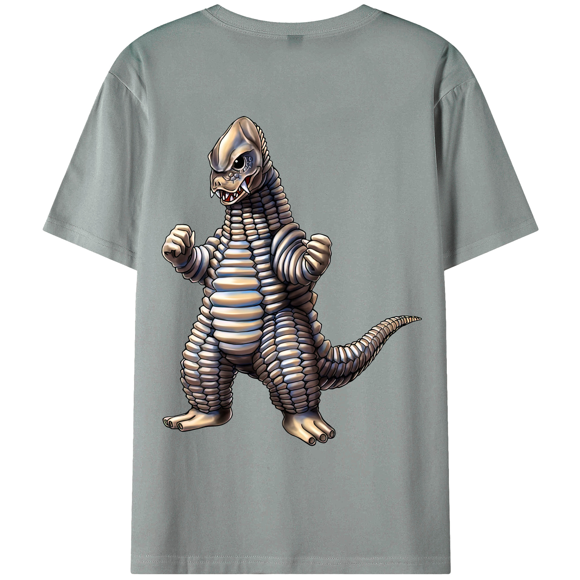 （画像用） ウルトラマン Ultraman 綿100％ メンズ半袖Tシャツ（バックプリント） 通気性